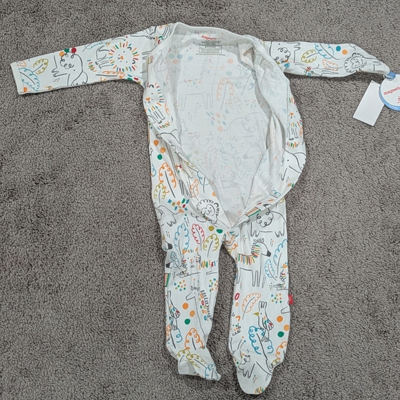 Colorful Animal Print Kids One Piece - Picture 4 of 10